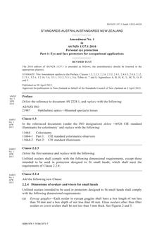 AS/NZS 1337.1-2010 AMDT 1