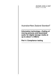 AS/NZS 4230.4-1997