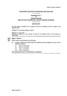 AS/NZS 3118-1993 AMDT 1