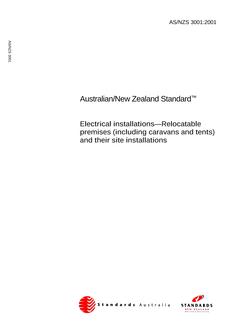 AS/NZS 3001-2001