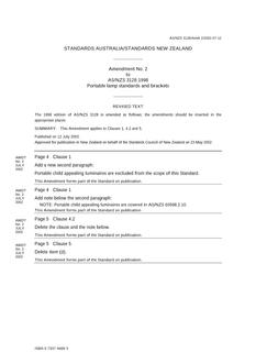 AS/NZS 3128-1998 AMDT 2