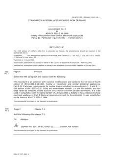AS/NZS 3350.2.11-1999 AMDT 2