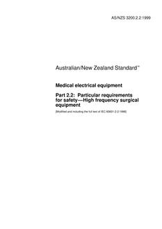 AS/NZS 3200.2.2-1999