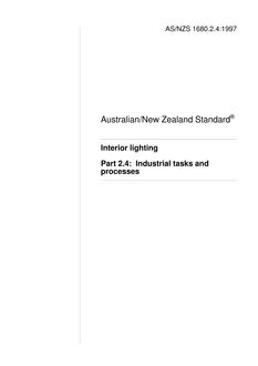AS/NZS 1680.2.4-1997