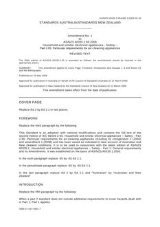 AS/NZS 60335.2.65-2006 AMDT 1