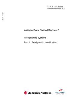 AS/NZS 1677.1-1998