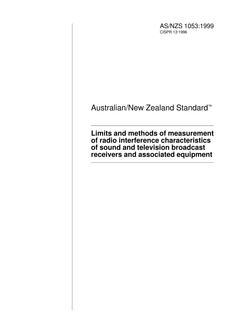 AS/NZS 1053-1999