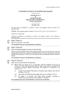 AS/NZS 3103-1993 AMDT 1
