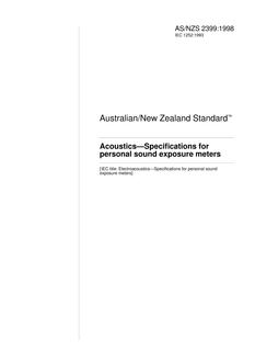 AS/NZS 2399-1998