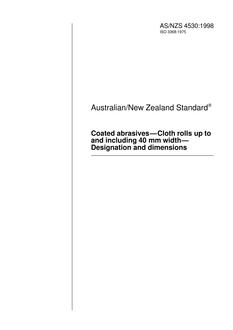 AS/NZS 4530-1998