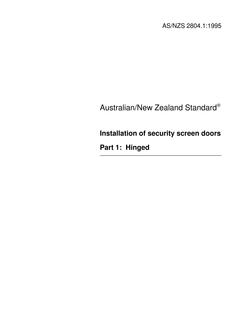 AS/NZS 2804.1-1995