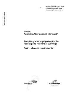 AS/NZS 4994.1(INT)-2004