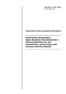 AS/NZS 4106-1993