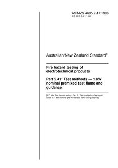 AS/NZS 4695.2.41-1996