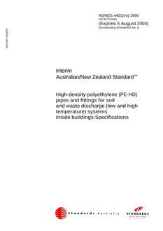 AS/NZS 4401(INT)-1999