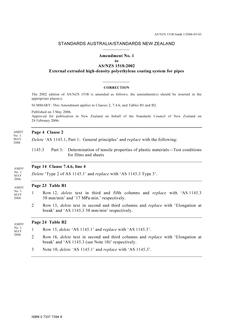 AS/NZS 1518-2002 AMDT 1