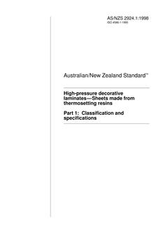 AS/NZS 2924.1-1998
