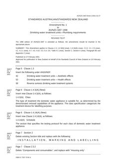 AS/NZS 3497:1998 AMDT 1