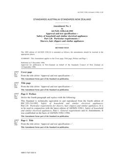 AS/NZS 3350.2.8:1995 AMDT 1