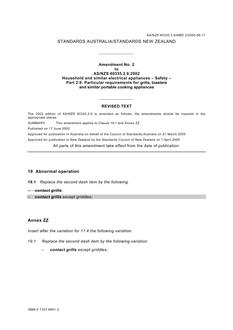 AS/NZS 60335.2.9:2002 AMDT 2
