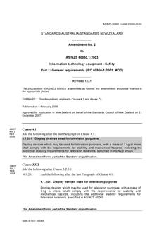 AS/NZS 60950.1:2003 AMDT 2