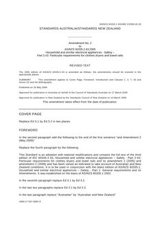 AS/NZS 60335.2.43:2005 AMDT 2