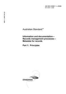 AS ISO 23081.1-2006
