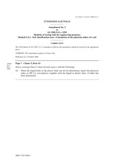 AS 1289.3.3.1-1995 AMDT 1