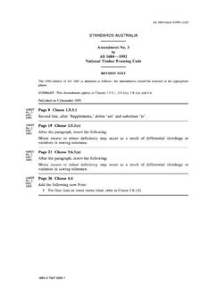 AS 1684-1992 AMDT 3