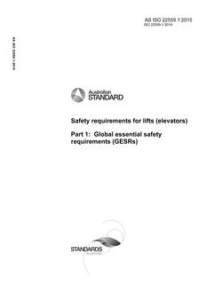 AS ISO 22559.1:2015