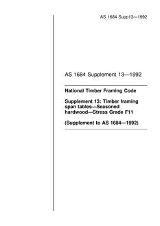 AS 1684 SUPP 13-1992