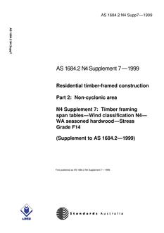 AS 1684.2 N4 SUPP 7-1999