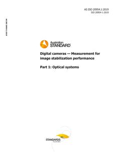 AS ISO 20954.1:2019