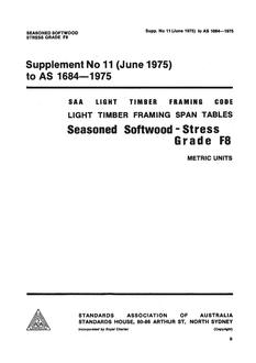 AS 1684 SUPP 11-1975