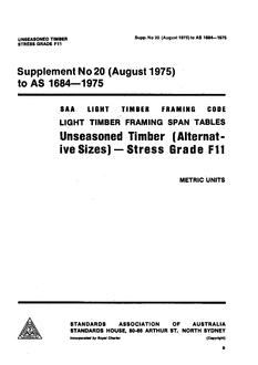 AS 1684 SUPP 20-1975