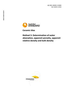 AS ISO 10545.3:2020