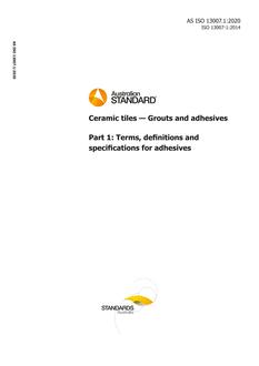 AS ISO 13007.1:2020