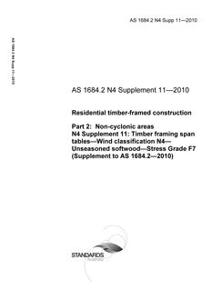 AS 1684.2 N4 Supp 11-2010