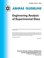 Guideline 2-2005 Â¿ Engineering Analysis of Experimental Data