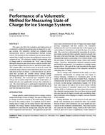 4306 — Performance of a Volumetric Method for Measuring State of Charge for Ice Storage Systems