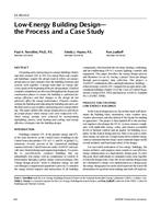 SE-99-10-2 — Low-Energy Building Design- the Process and a Case Study