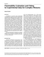 SE-99-19-1 — Flammability Estimation and Fitting to Experimental Data for Complex Mixtures