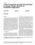 SE-99-20-1 — A New Comparison of Vertical Ground Heat Exchanger Design Methods for Residential Applications
