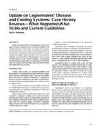 SE-99-03-2 — Update on Legionnaires' Disease and Cooling Systems: Case History Reviews-What Happened/What To Do and Current Guidelines