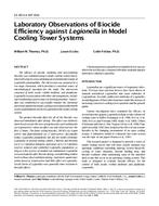 SE-99-03-4 (RP-954) — Laboratory Observations of Biocide Efficiency against Legionella in Model Cooling Tower Systems