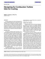 4242 (RP-902) — Designing for Combustion Turbine Inlet Air Cooling