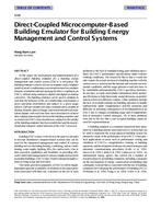 4246 — Direct-Coupled Microcomputer-Based Building Emulator for Building Energy Management and Control Systems