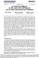 4264 (RP-800) — In-Tube Flow Boiling of R-407C and R-407C/Oil Mixtures – Part II: Plain Tube Results and Predictions (same as CH-99-3-4)