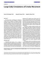 CH-99-01-4 — Large Eddy Simulations of Smoke Movement