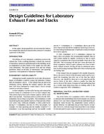 CH-99-07-4 — Design Guidelines for Laboratory Exhaust Fans and Stacks